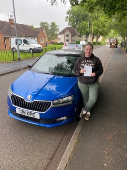 A big congratulations to Kim Holloway. Kim passed her driving test today at Crewe Driving Test Centre, with just 6 driver faults. <br />
Well done Kim- safe driving from all at Craig Polles Instructor Training and Driving School. 🙂🚗<br />
Driving instructor-Stephen Cope