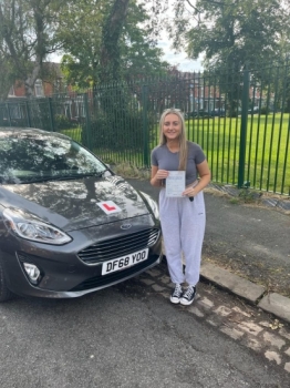 A big congratulations to Ellie Middleton.🥳 Ellie passed his driving test today at Crewe Driving Test Centre. First attempt and with just 2 drivers fault. <br />
Well done Ellie - safe driving from all at Craig Polles Instructor Training and Driving School. 🙂🚗<br />
Driving instructor-Mark Ashley