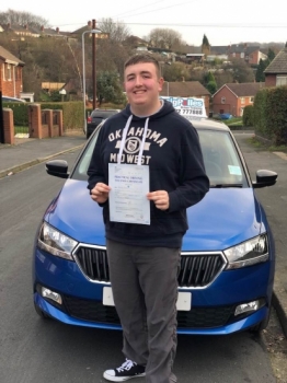A big congratulations to Alex Gratty, who has passed his driving test toady at Cobridge Driving Test Centre.<br />
First attempt and with just 1 driver fault.<br />
Well done Alex - safe driving from all at Craig Polles Instructor Training and Driving School. :)<br />
Instructor-Stephen Cope