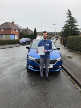 A big congratulations to Harry Fowell, who has passed his driving test at Cobridge Driving Test Centre, on his First attempt and with just 3 driver faults.<br />
Well done Harry Fowell- safe driving from all at Craig Polles Instructor Training and Driving School. 🙂🚗<br />
Instructor-Stephen Cope