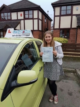 A big congratulations to Alice Witherick Alice passed her<br />
<br />
driving test today at Newcastle Test Centre with just 5 driver faults <br />
<br />
Well done Alice - safe driving from all at Craig Polles Instructor Training and Driving School 🚗😃