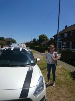 A big congratulations to Amy Morris, who has passed his driving test today at Crewe Driving Test Centre with 9 driver faults.<br />
Well done Amy - safe driving from all at Craig Polles Instructor Training and Driving School. :)<br />
Instructor-John Breeze
