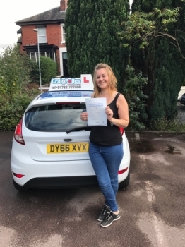 A big congratulations to Becci Shaw. Becci passed her driving test today, at Newcastle Driving Test Centre with just 1 driver fault.<br />
<br />
Well done Becci - safe driving from all at Craig Polles instructor training and driving school. 🚗😀