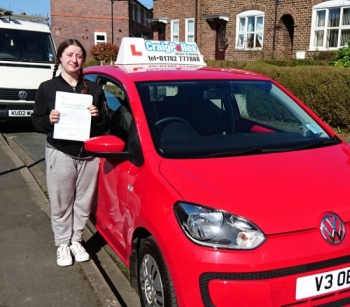 A big congratulations to Charlie Leigh Charlie passed her<br />
<br />
driving test today at Newcastle Driving Test Centre with just 3 driver faults <br />
<br />
Well done Charlie - safe driving from all at Craig Polles Instructor Training and Driving School 🚗😃