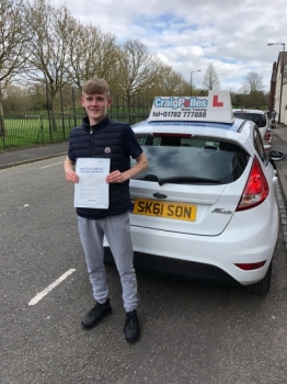 A big congratulations to Jordan Day, who has passed his driving test today at Cobridge Driving Test Centre, with just 2 driver faults.<br />
<br />
Well done Jordan - safe driving from all at Craig Polles Instructor Training and Driving School. 😀🚗<br />
<br />
Instructor-Sarah Skelson