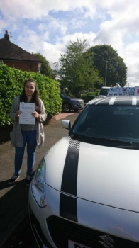 A big congratulations to Nicola Ford, who has passed her driving test today at Crewe Driving Test Centre, with just 2driver faults.<br />
Well done Nicola- safe driving from all at Craig Polles Instructor Training and Driving School. 🙂<br />
Instructor-John Breeze