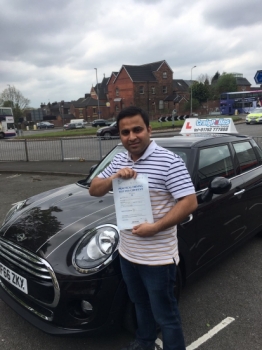 A big congratulations to Nivin Jose Nivin passed his driving test at Cobridge Driving Test Centre with just 6 driver faults <br />
<br />
Well done Nivin - safe driving from all at Craig Polles Instructor Training and Driving School 🚗😀