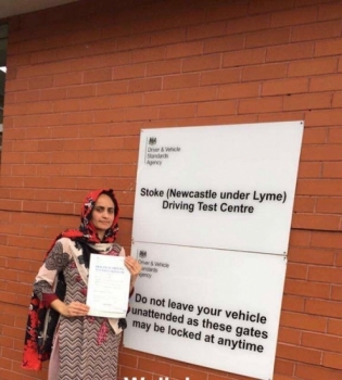A big congratulations to Asma Kouser, who has passed her driving test at Newcastle Driving Test Centre,<br />
with just 3 driver faults.<br />
Well done Asma-safe driving from all at Craig Polles Instructor Training and Driving School. 🙂🚗<br />
Instructor-Saiqa Nawaz