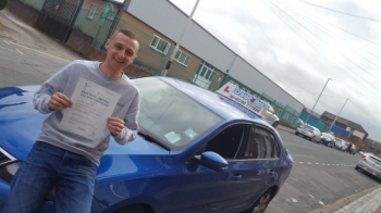 A big congratulations to Ashley Taylor, who has passed his driving test today at Cobridge Driving Test Centre.<br />
First attempt and with just 2 driver faults.<br />
Well done Ashley- safe driving from all at Craig Polles Instructor Training and Driving School. 🙂🚗<br />
Instructor-Jamie Lees