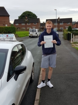 A big congratulations to Jordan Porter, who has passed his driving test today, at Cobridge Driving Test Centre, with just 2 driver faults.<br />
Well done Jordan- safe driving from all at Craig Polles Instructor Training and Driving School. 😀🚗<br />
Instructor-Greg Tatler.