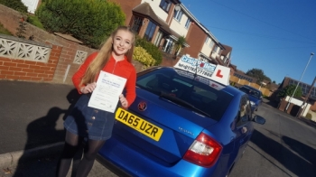 A big congratulations to Frankie Lawrence, who has passed her driving test today at Cobridge Driving Test Centre, with just 4 driver faults.<br />
Well done Frankie-safe driving from all at Craig Polles Instructor Training and Driving School. 🙂🚗<br />
Instructor-Jamie Lees