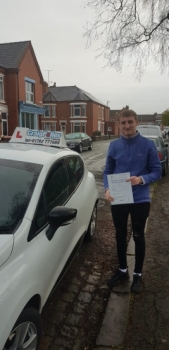 A big congratulations to Josh Priestman, who has passed his driving test today at Crewe Driving Test Centre.<br />
First attempt and with just 5 driver faults.<br />
Well done Josh - safe driving from all at Craig Polles Instructor Training and Driving School. :)<br />
Instructor-Greg Tatler