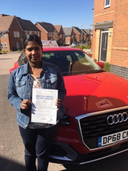 A big congratulations to Leena George, who has passed her driving test today at Newcastle Driving Test Centre, with just 6 driver faults.<br />
Well done Leena- safe driving from all at Craig Polles Instructor Training and Driving School. 🙂🚗<br />
Instructor-Ashlee Kurian