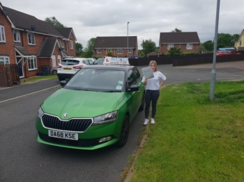 A big congratulations to Molly Godding, who has passed her driving test today at Newcastle Driving Test Centre, on her First attempt.<br />
Well done Molly- safe driving from all at Craig Polles Instructor Training and Driving School. 🙂🚗<br />
Instructor-Jamie Lees