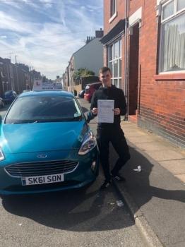 A big congratulations to Jamie Godfrey, who has passed his driving test today at Newcastle Driving Test Centre, on his First attempt and with just 5 driver faults.<br />
Well done Jamie- safe driving from all at Craig Polles Instructor Training and Driving School. 🙂🚗<br />
Instructor-Sara Skelson