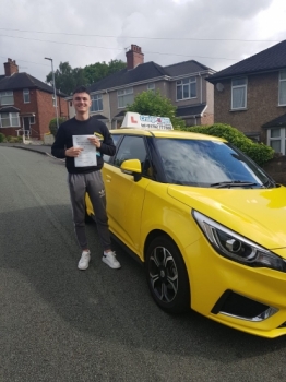 A big congratulations to Lewis Jones, who has passed his driving test today, at Newcastle Driving Test centre with just 2 driver faults..<br />
Well done Lewis- safe driving from all at Craig Polles Instructor Training and Driving School. 🙂🚗<br />
Instructor-Paul Lees