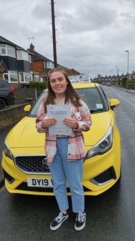 A big congratulations to Olivia Kelly. Olivia passed her driving test today at Newcastle Driving Test Centre. First attempt and with just 4 driver faults.Well done Olivia- safe driving from all at Craig Polles Instructor Training and Driving School. 🙂🚗Instructor-Paul Lees