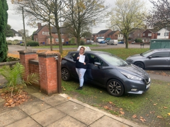 A big congratulations to Sarah Lomax. Sarah passed her driving test today at Cobridge Driving Test Centre, with just 1 driver fault.<br />
Well done Sarah - safe driving from all at Craig Polles Instructor Training and Driving School. 🙂🚗<br />
Driving Instructor-Joe O´Byrne