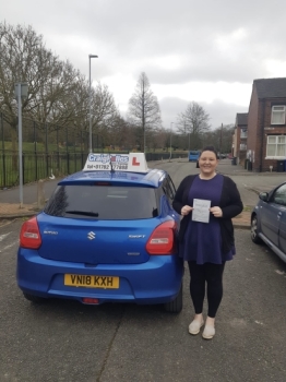 A big congratulations to Lisa Kenyon.🥳 <br />
Lisa passed her driving test today at Cobridge Driving Test Centre, with just 4 driver faults.<br />
Well done Lisa - safe driving from all at Craig Polles Instructor Training and Driving School. 🙂🚗<br />
Driving instructor-Dan Shaw