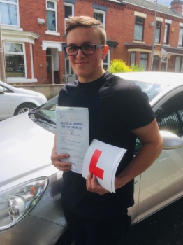 A big congratulations to John Belcher-Heath, who has passed his driving test at Crewe Driving Test Centre, on his First attempt and with just 5 driver faults.<br />
Well done John- safe driving from all at Craig Polles Instructor Training and Driving School. 🙂🚗<br />
Instructor-Andy Crompton