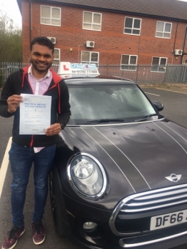 A big congratulations to Sooraj Gopalan, who has passed his driving test today at Newcastle Driving Test Centre, with 7 driver faults.<br />
<br />
Well done Sooraj - safe driving from all at Craig Polles Instructor Training and Driving School. 😀🚗<br />
<br />
Instructor-Ashlee Kurian