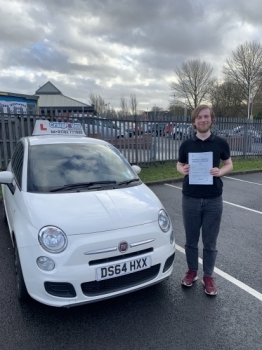 A big congratulations to Teague Davis, who has passed his driving test at Newcastle Driving Test Centre, with just 4 driver faults.<br />
Well done Teague- safe driving from all at Craig Polles Instructor Training and Driving School. 🙂🚗<br />
Instructor-Dave Massey