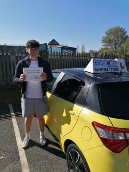 A big congratulations to Barnaby Peach, who passed his driving test today at Newcastle Driving Test Centre. First attempt and with just 4 driver faults.<br />
Well done Barnaby- safe driving from all at Craig Polles Instructor Training and Driving School. 🙂🚗<br />
Instructor-Bradley Peach