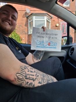 Huge congratulations today to Don Hampton.🥳<br />
Don has passed his driving test today at his first attempt and with just 6 driver faults.<br />
Well done Don, safe driving from all at Craig Polles Instructor Training and Driving School. 🙂🚗<br />
Driving instructor-Bradley Peach