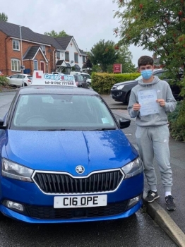 A big congratulations to Rory Smith, who passed his driving test today at Cobridge Driving Test Centre, at his first attempt and with just 6 driver faults.<br />
Well done Rory- safe driving from all at Craig Polles Instructor Training and Driving School. 🙂🚗<br />
Instructor-Stephen Cope