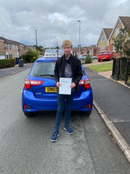 A big congratulations to Tom Oakes, who passed his driving test today at Newcastle Driving Test Centre. First attempt and with just 3 driver faults.<br />
Well done Tom- safe driving from all at Craig Polles Instructor Training and Driving School. 🙂🚗<br />
Instructor-Sara Skelson