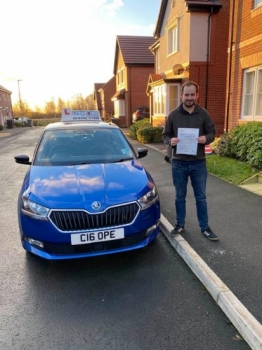 A big congratulations to George McKechnie, who passed his driving test today at Cobridge Driving Test Centre. First attempt and with just 4 driver faults.Well done George- safe driving from all at Craig Polles Instructor Training and Driving School. 🙂🚗Instructor-Stephen Cope