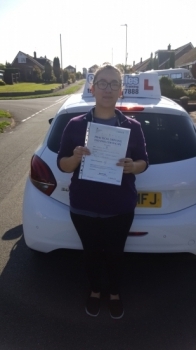 A big congratulations to Cath Chem, who has passed her driving test today, at Cobridge Driving Test Centre.<br />
First attempt and with just 2 driver faults.<br />
Well done Cath- safe driving from all at Craig Polles Instructor Training and Driving School. 😀🚗<br />
Instructor-Dave Wilshaw.
