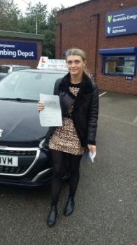 A big congratulations to Mia Grocott, who has passed her driving test today at Newcastle Driving Test Centre.<br />
First attempt and with just 6 driver faults.<br />
Well done Mia- safe driving from all at Craig Polles Instructor Training and Driving School. 🙂<br />
Instructor-Mark Ashley