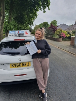 A big congratulations to Emily Ashton. Emily passed her driving test today at Cobridge Driving Test Centre with just 3 driver faults.<br />
Well done Emily- safe driving from all at Craig Polles Instructor Training and Driving School. 🙂🚗<br />
Instructor-Dave Wilshaw