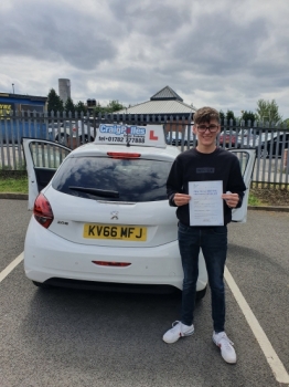 A big congratulations to Evan Weller. Evan passed his driving test today at Newcastle Driving Test Centre. First attempt and with 8 driver faults.<br />
Well done Evan- safe driving from all at Craig Polles Instructor Training and Driving School. 🙂🚗<br />
Instructor-Dave Wilshaw