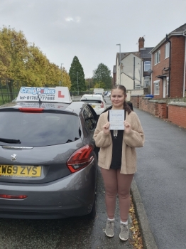 A big congratulations to Abbie Broadhurst.🥳 <br />
Abbie passed her driving test today at Cobridge Driving Test Centre. First attempt and with just 3 driver faults. <br />
Well done Abbie-safe driving from all at Craig Polles Instructor Training and Driving School. 🙂🚗<br />
Driving instructor-Dave Wilshaw