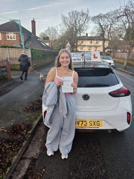 A big congratulations to Rebecca Kirkham.🥳<br />
Rebecca passed her driving test at Cobridge Driving Test Centre. First attempt and with just 3 driver faults.<br />
Well done Rebecca safe driving from all at Craig Polles Instructor Training and Driving School. 🙂🚗<br />
Driving instructor-Dave Wilshaw