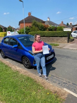 A big congratulations to Carys Mason. Carys passed her driving test today at Newcastle Driving Test Centre. First attempt and with 6 driver faults.<br />
Well done Carys- safe driving from all at Craig Polles Instructor Training and Driving School. 🙂🚗<br />
Instructor-Sara Skelson