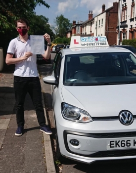 A big congratulations to Callum Green. Callum passed his driving test today at Newcastle Driving Test Centre, at his first attempt. <br />
Well done Callum - safe driving from all at Craig Polles Instructor Training and Driving School. 🙂🚗<br />
Instructor- Debbie Griffin