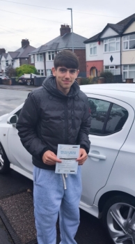 A big congratulations to Sam Barnard.🥳<br />
Sam passed his driving test at Stafford Driving Test Centre. First attempt and with just 5 driver faults.<br />
Well done Sam safe driving from all at Craig Polles Instructor Training and Driving School. 🙂🚗<br />
Driving instructor-Andrew Crompton