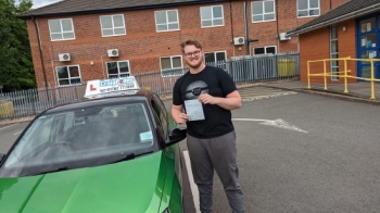 A big congratulations to Joe Mellor. Joe passed his driving test today at Newcastle Driving Test Centre, with just 3 driver faults. <br />
Well done Joe- safe driving from all at Craig Polles Instructor Training and Driving School. 🙂🚗<br />
Driving instructor-Jamie Less