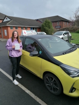 A big congratulations to Sky Turner.🥳 <br />
Sky passed her driving test today at Newcastle Driving Test Centre. First attempt and with 7 driver faults.<br />
Well done Sky- safe driving from all at Craig Polles Instructor Training and Driving School. 🙂🚗<br />
Driving instructor-Bradley Peach