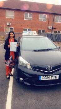 A big congratulations to Miss Safia Haleema Mahmood, who has passed her driving test today at Newcastle Driving Test Centre.<br />
First attempt and with 0 driver faults.<br />
Well done Safia- safe driving from all at Craig Polles Instructor Training and Driving School. 🙂<br />
Instructor-Saiqa Nawaz