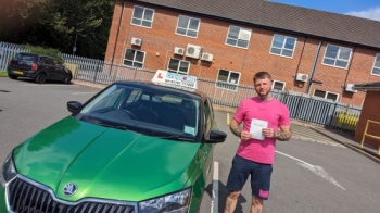 A big congratulations to Stefan Hulme.🥳 <br />
Stefan passed his driving test today at Newcastle Driving Test Centre, with 7 driver faults. <br />
Well done Stefan - safe driving from all at Craig Polles Instructor Training and Driving School. 🙂🚗<br />
Driving instructor-Jamie Lees