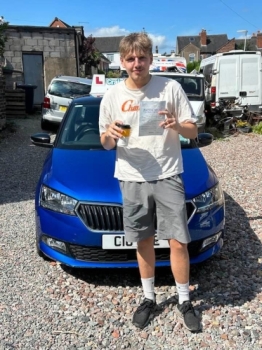 A big congratulations to James Bradbury.🥳 <br />
James passed his driving test today at Crewe Driving Test Centre. First attempt and with just 2 driver faults. <br />
Well done James - safe driving from all at Craig Polles Instructor Training and Driving School. 🙂🚗<br />
Driving instructor- Stephen Cope