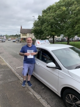 A big congratulations to Stephen McKenzie. Stephen passed his driving test today at Cobridge Driving Test Centre. First attempt and with just 2 driver faults.Well done Stephen- safe driving from all at Craig Polles Instructor Training and Driving School. 🙂🚗Driving Instructor-Gareth Johnson
