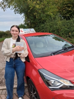A big congratulations to Rubi Parrish.🥳<br />
Rubi passed her driving test today at Cobridge Driving Test Centre. First attempt and with just 3 driver faults.<br />
Well done Rubi safe driving from all at Craig Polles Instructor Training and Driving School. 🙂🚗<br />
Driving instructor-Bradley Peach