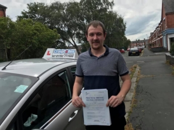 A big congratulations to a Jamie Bebbington, who has passed his driving test today at Crewe Driving Test Centre, at his First attempt and with just 4 driver faults.<br />
Well done Jamie- safe driving from all at Craig Polles Instructor Training and Driving School. 🙂🚗<br />
Instructor- Samsul Islam