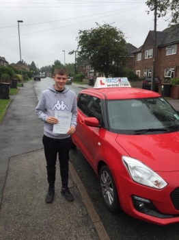 A big congratulations to Lewis Banks, who has passed his driving test today at Newcastle Driving Test Centre, with just 3 driver faults.<br />
Well done Lewis- safe driving from all at Craig Polles Instructor Training and Driving School. 🙂🚗<br />
Instructor-Andy Crompton