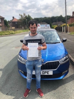 A big congratulations to Kris Greenwood, who has passed his driving test today at Cobridge Driving Test Centre, with just 4 driver faults.<br />
Well done Kris- safe driving from all at Craig Polles Instructor Training and Driving School. 🙂🚗<br />
Instructor-Steve Cope